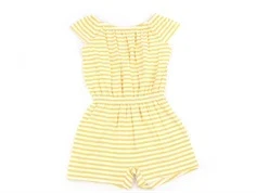 Name It pale marigold stribet buksedragt